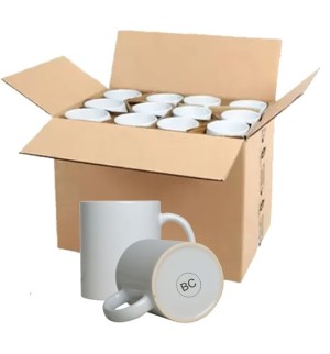 CANECA SUBLIMATICA BRANCA 325ML BC - CAIXA - AAA