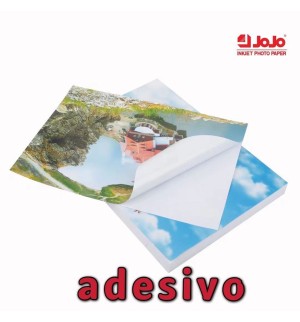 PAPEL GLOSSY A4 ADESIVADO 135G C/20 - JOJO