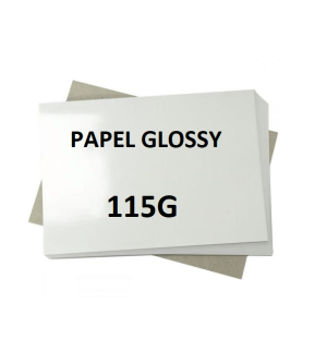 PAPEL GLOSSY A4 115G C/20