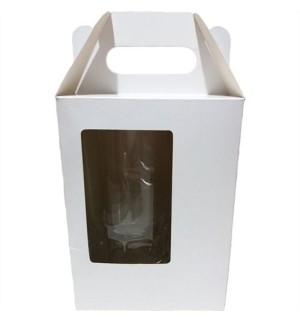 CAIXINHA CANECA GRANDE C/JANELA BRANCA